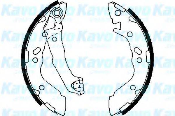 KAVO PARTS KBS3408 Комплект гальмівних колодок