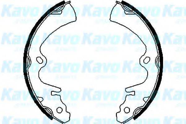 KAVO PARTS BS5402 Комплект гальмівних колодок
