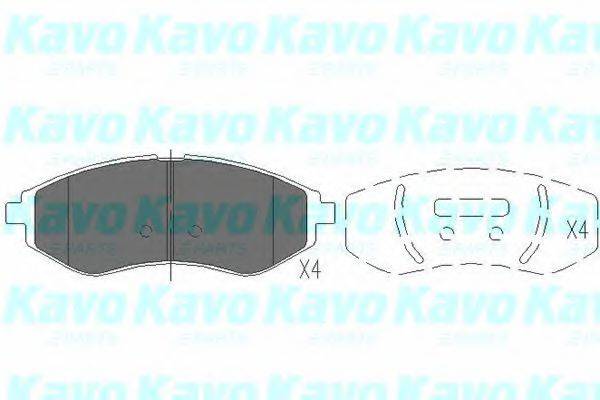 KAVO PARTS KBP1003 Комплект гальмівних колодок, дискове гальмо