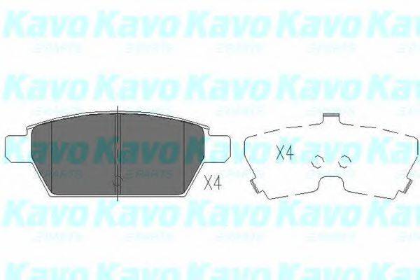 KAVO PARTS KBP4554 Комплект гальмівних колодок, дискове гальмо
