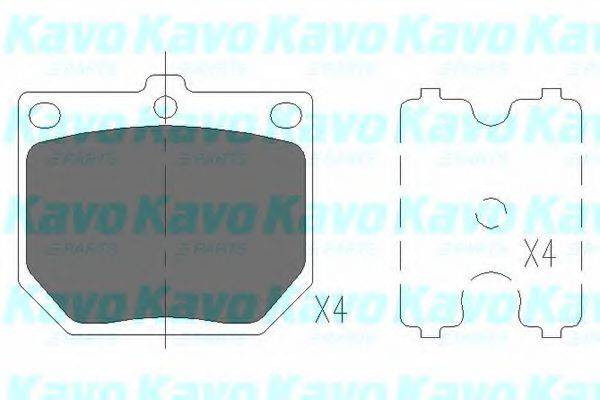 MK KASHIYAMA BP-6585 Комплект гальмівних колодок, дискове гальмо