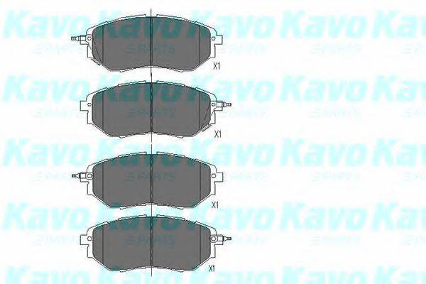 KAVO PARTS KBP8020 Комплект гальмівних колодок, дискове гальмо