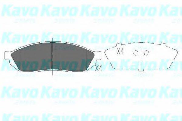 KAVO PARTS KBP8501 Комплект гальмівних колодок, дискове гальмо
