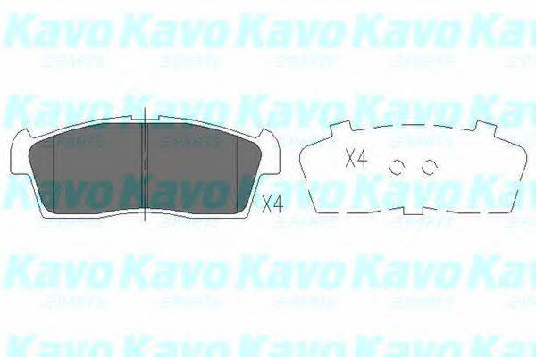 KAVO PARTS KBP8521 Комплект гальмівних колодок, дискове гальмо