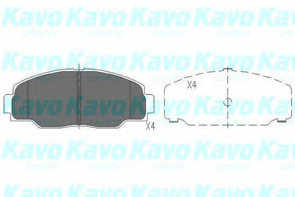 MK KASHIYAMA BP-9015 Комплект гальмівних колодок, дискове гальмо