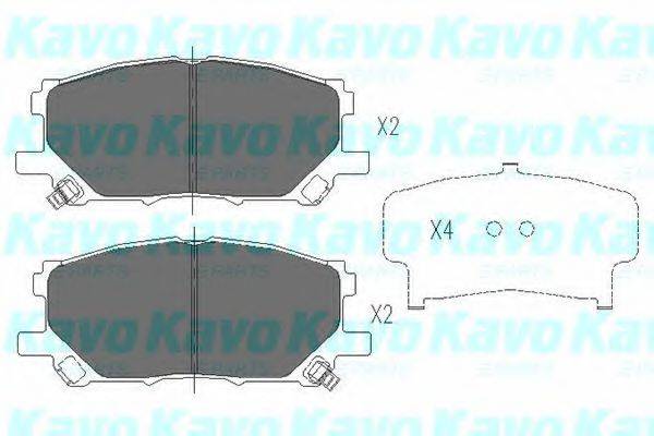 MK KASHIYAMA BP-9090 Комплект гальмівних колодок, дискове гальмо