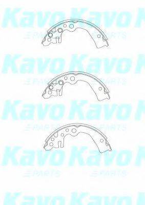 KAVO PARTS BS7433 Комплект гальмівних колодок