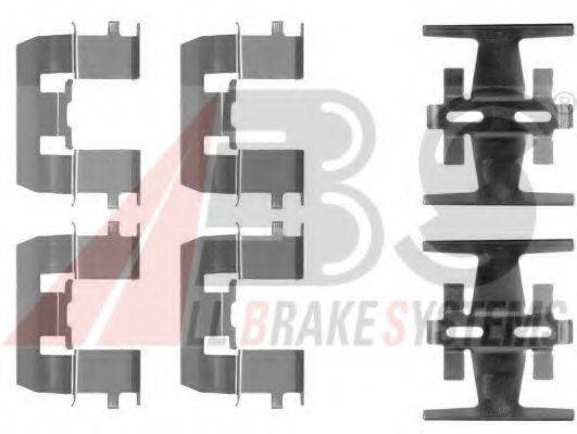 CARRAB BRAKE PARTS 2272 Комплектуючі, колодки дискового гальма