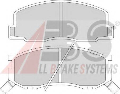 A.B.S. 20181 Комплект гальмівних колодок, дискове гальмо
