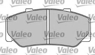VALEO 597102 Комплект гальмівних колодок, дискове гальмо