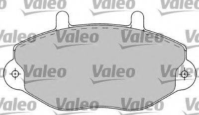 VALEO 597154 Комплект гальмівних колодок, дискове гальмо