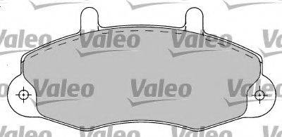 VALEO 597156 Комплект гальмівних колодок, дискове гальмо