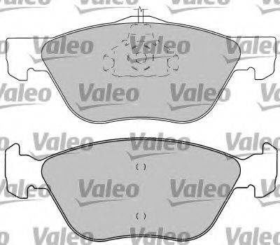 VALEO 597217 Комплект гальмівних колодок, дискове гальмо