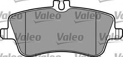 VALEO 597333 Комплект гальмівних колодок, дискове гальмо