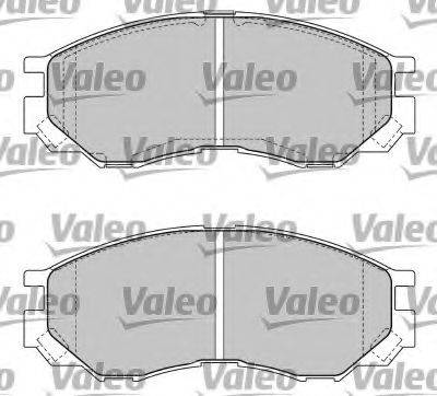VALEO 597476 Комплект гальмівних колодок, дискове гальмо
