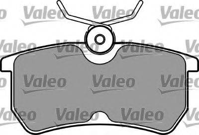 VALEO 597281 Комплект гальмівних колодок, дискове гальмо