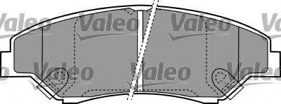 VALEO 597314 Комплект гальмівних колодок, дискове гальмо