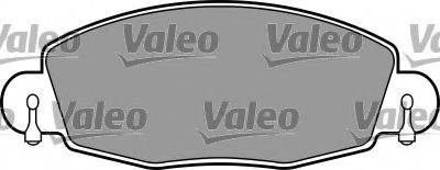 VALEO 597318 Комплект гальмівних колодок, дискове гальмо