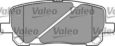 VALEO 597516 Комплект гальмівних колодок, дискове гальмо