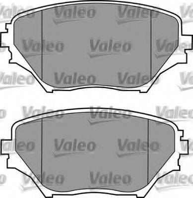 VALEO 597517 Комплект гальмівних колодок, дискове гальмо