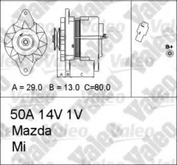 MAZDA HE21-18-300AES Генератор