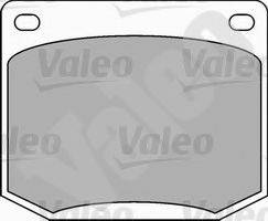 VALEO 20394 Комплект гальмівних колодок, дискове гальмо
