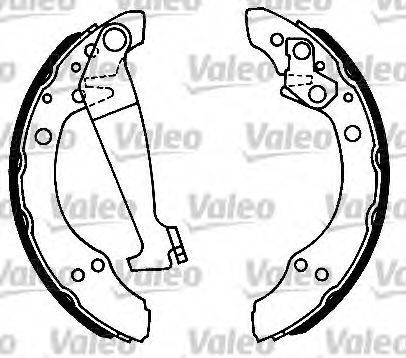 VALEO 554780 Комплект гальмівних колодок