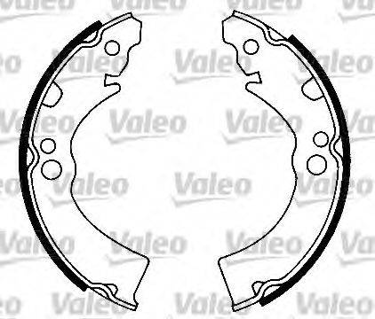 VALEO 553211 Комплект гальмівних колодок