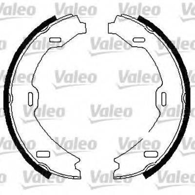 VALEO 564007 Комплект гальмівних колодок, стоянкова гальмівна система