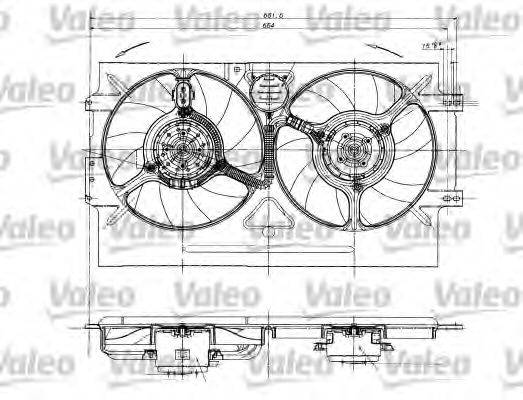 VW 6K0121191C Електродвигун, вентилятор радіатора