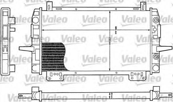 FORD 6130454 Радіатор, охолодження двигуна