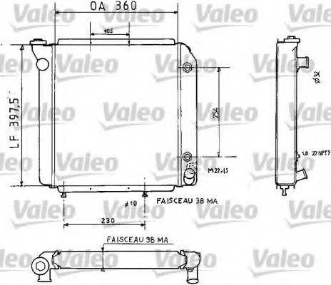 VALEO 810935 Радіатор, охолодження двигуна