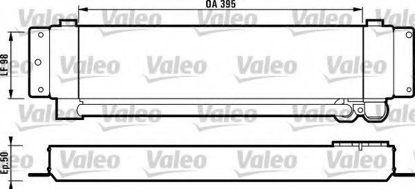 VALEO 816963 масляний радіатор, моторне масло