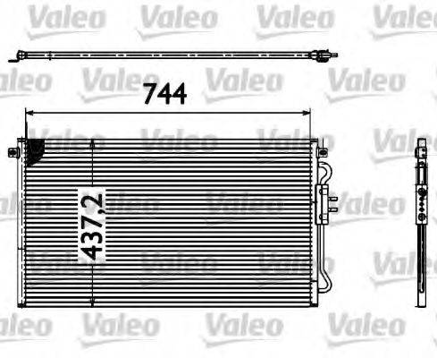 VALEO 817582 Конденсатор, кондиціонер
