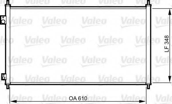 VALEO 817780 Конденсатор, кондиціонер