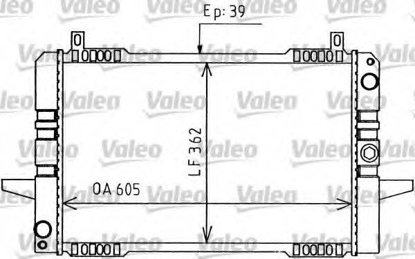 VALEO 819170 Радіатор, охолодження двигуна