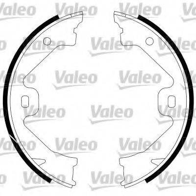 VALEO 564028 Комплект гальмівних колодок, стоянкова гальмівна система