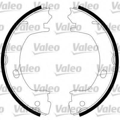 VALEO 564017 Комплект гальмівних колодок, стоянкова гальмівна система