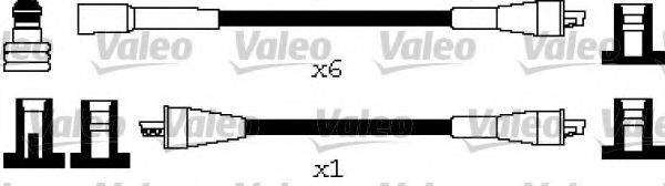 VALEO 346662 Комплект дротів запалювання