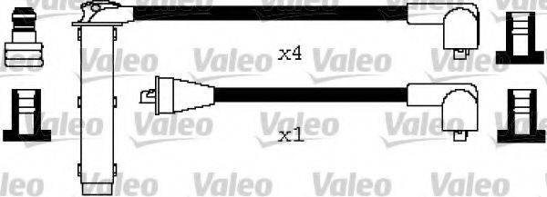 VALEO 346656 Комплект дротів запалювання