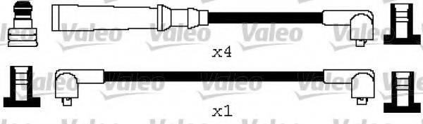 VALEO 346643 Комплект дротів запалювання