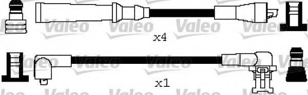 VALEO 346637 Комплект дротів запалювання