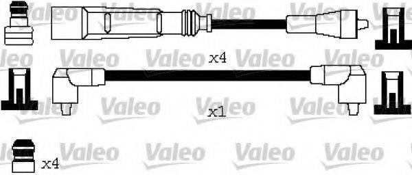 VALEO 346623 Комплект дротів запалювання