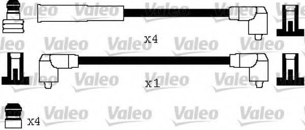 VALEO 346556 Комплект дротів запалювання