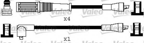 VALEO 346532 Комплект дротів запалювання
