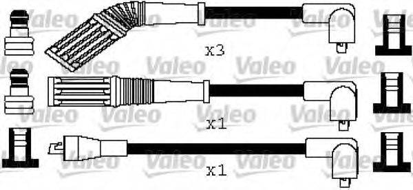 VALEO 346529 Комплект дротів запалювання