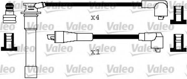 VALEO 346495 Комплект дротів запалювання