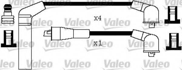 VALEO 346353 Комплект дротів запалювання