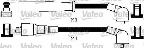 VALEO 346352 Комплект дротів запалювання