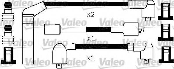 VALEO 346340 Комплект дротів запалювання